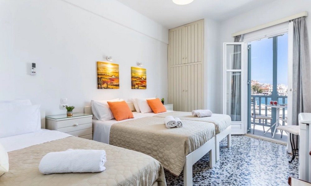 marialena rooms   triple room sea view  