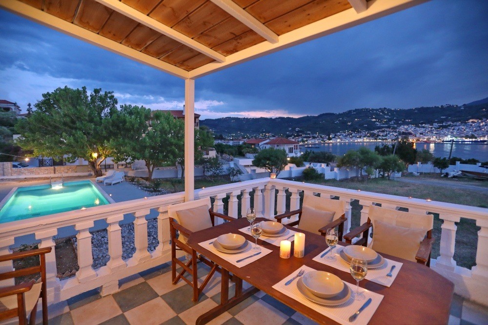 villa karavos waterfront skopelos vacations  