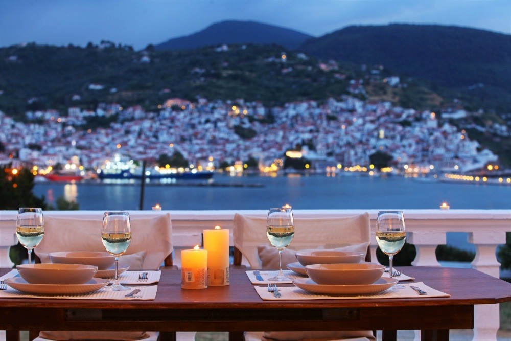 villa karavos waterfront skopelos vacations  